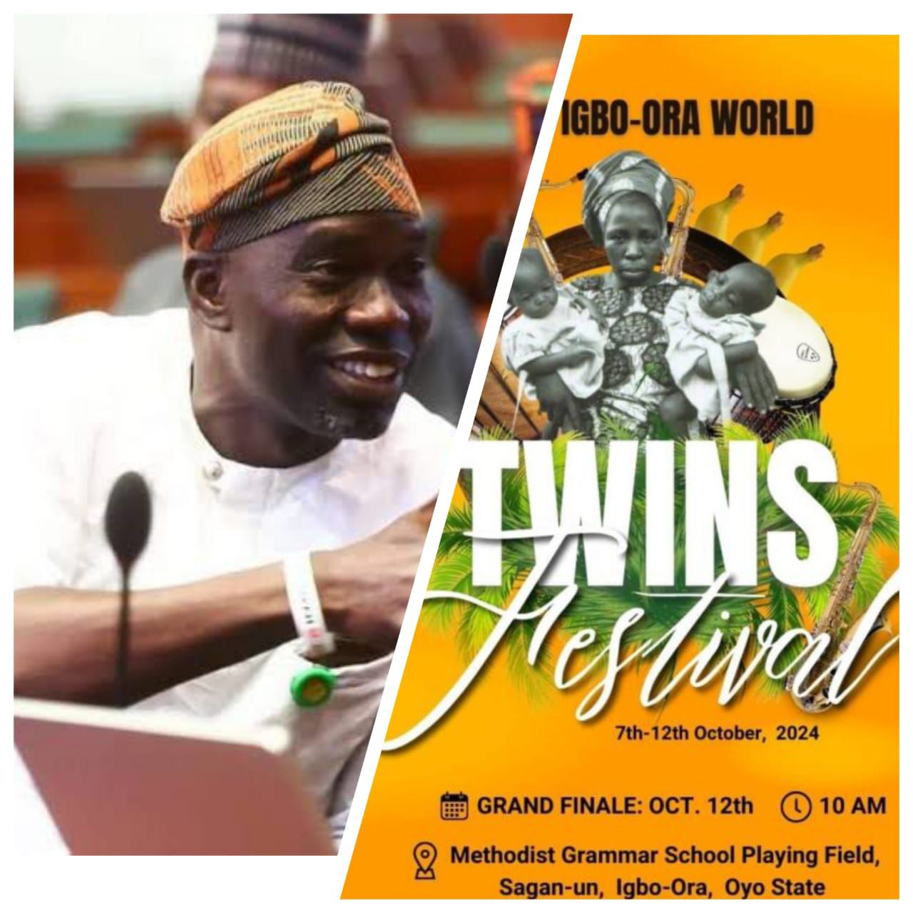 You are currently viewing Oyo Reps’ Member, Agboworin, Named Chairman Of 2024 Igboora World Twins Festival